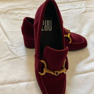 Bibi Lou heeled loafer Brand new